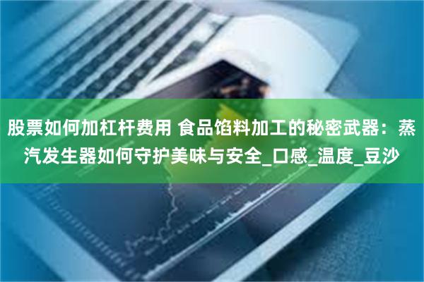 股票如何加杠杆费用 食品馅料加工的秘密武器：蒸汽发生器如何守护美味与安全_口感_温度_豆沙