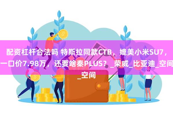 配资杠杆合法吗 特斯拉同款CTB，媲美小米SU7，一口价7.98万，还要啥秦PLUS？_荣威_比亚迪_空间